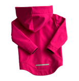 Růžová softshellová bunda