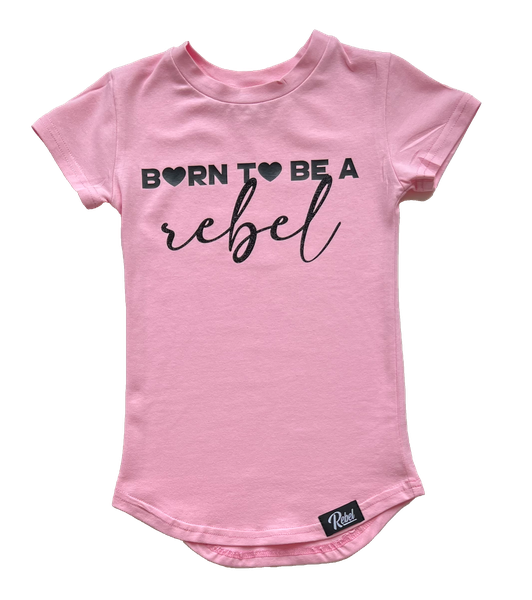 Růžové triko Born to be tričko