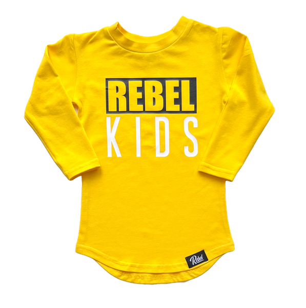 Žluté tričko Rebel kids